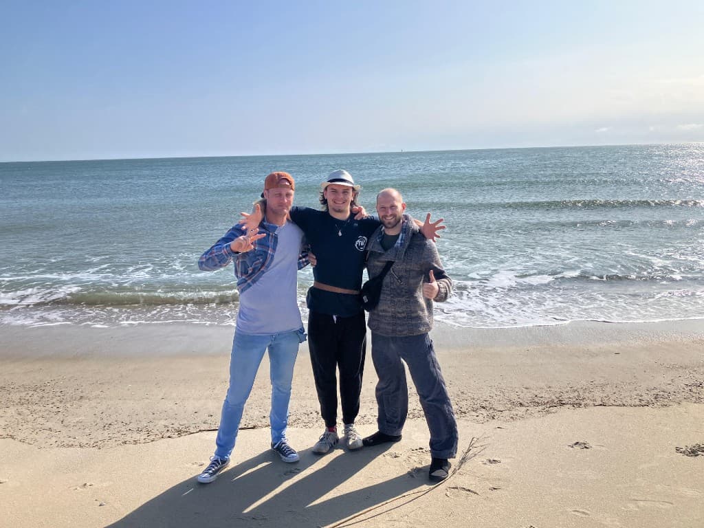 Brotherhood at the beach