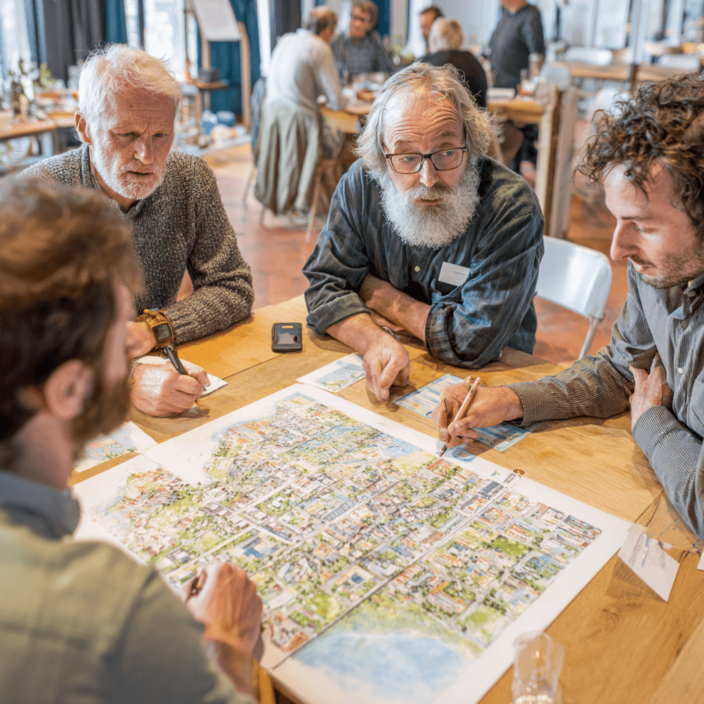 Hands working together